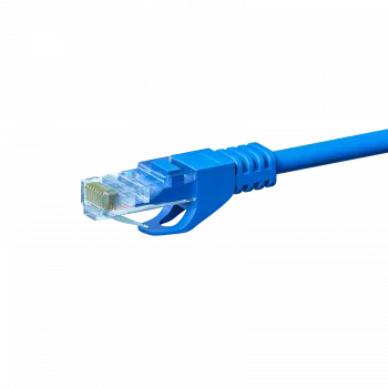 Câble réseau patch DSIT CAT 5e U/UTP, 2 m, bleu, CCA, RJ45