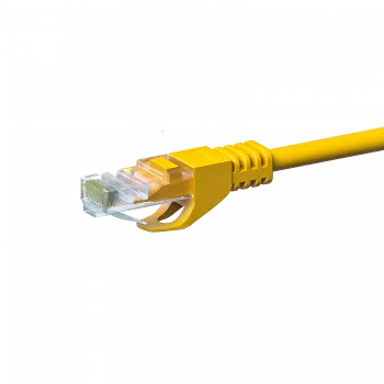DSIT DC-C57-075 CAT5e U/UTP Câble réseau, 7,5 m, jaune, CCA