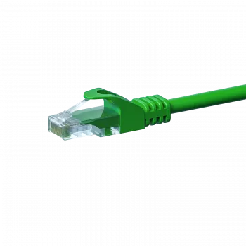 DSIT CAT 5e U/UTP Câble réseau patch, 10 m, vert, CCA, RJ45, 1 Gbit/s