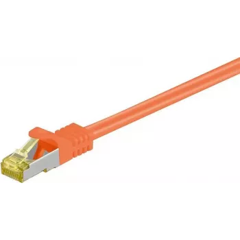 DSIT RJ45 Câble réseau S/FTP PiMF avec câble CAT 7, 2 m, orange (DC-76-020)
