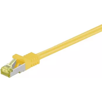 DSIT RJ45 Câble réseau S/FTP (PiMF) Cat.7, jaune, 7,5 m (DC-77-075)