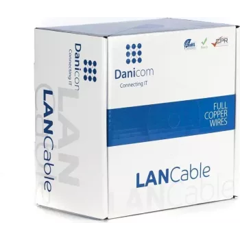 DSIT DANICOM CAT6 FTP Câble PVC 100 m (Fca) - DC-FTP6-100-FCA