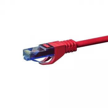 Câble réseau DSIT CAT6a 100 % cuivre U/UTP 10 m rouge (DC-U6A5-100)