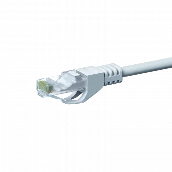 Câble patch réseau DSIT CAT5e U/UTP 1 m blanc 100 % cuivre (DC-52-010)