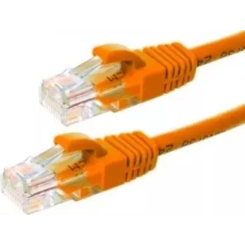 Câble réseau DSIT CAT5e U/UTP, 50 m, orange, 100 % cuivre (DC-56-500)