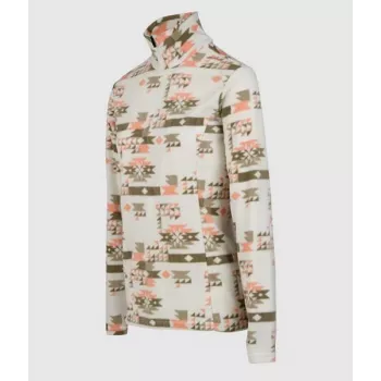 Veste polaire femme Brunotti Misma-Print, taille L, Arctic Desert Flower