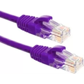 Câble réseau DSIT CAT6a 100 % cuivre - U/UTP - 1,5 m - violet (DC-U6A8-015)
