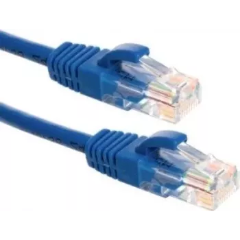 Câble de raccordement réseau DSIT CAT6a U/UTP 100 % cuivre, 10 m, bleu