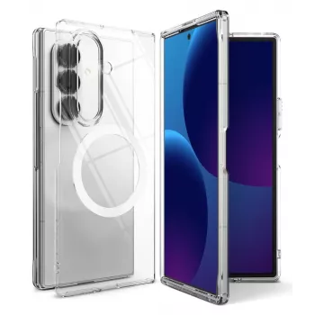 Coque MagSafe Ringke Slim Magnetic pour Samsung Galaxy Z Fold 8 Ultra Clear