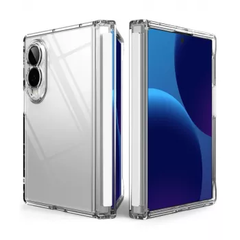 Coque de protection hybride transparente Ringke Fusion Flap Galaxy Z Fold 8 avec protection de charnière