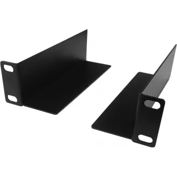 Plaques de support rack DSIT DS-LS10 10 inch, profondeur 136 mm, lot de 2, noir