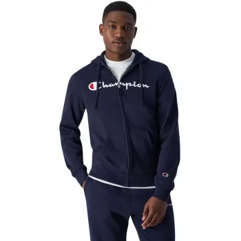 Sweat à capuche zippé Champion homme 220255 BS501, Marineblau, S