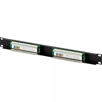 Panneau de brassage DSIT DS-Patch5-16UTP 19 inch 1U CAT5e UTP 16 ports, noir