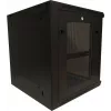 Armoire serveur murale DSIT 12U 19 inch avec porte vitrée et panneaux latéraux perforés 600x600x635 mm (DS6612ZP)