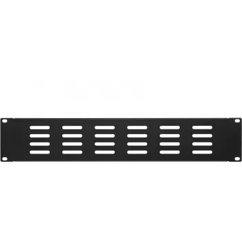 Panneau cache perforé DSIT 19 inch 2U Noir (DS-Blind2-perf)