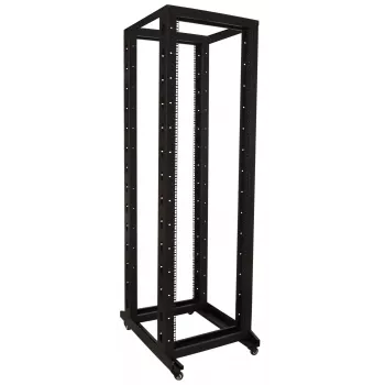 DSIT armoire rack autoportante 42U 19 pouces sur roulettes, 600x800x2000 mm, noire, non montée