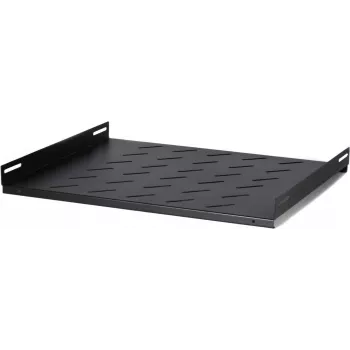DSIT DS-FH60Wand étagère fixe 1U pour armoires murales de 600 mm de profondeur, charge 25 kg, noire