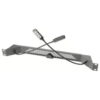 DSIT lampe LED col de cygne 19 pouces blanche - lampe XLR flexible pour tables de mixage et racks