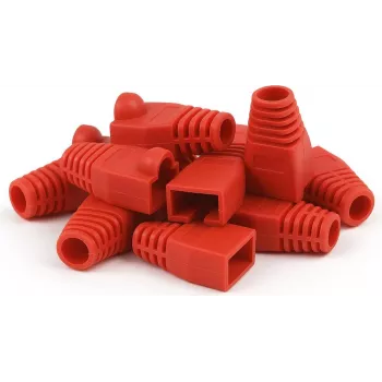 Manchon anti-pli RJ45 DSIT DANICOM rouge 10 pièces