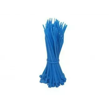 DSIT serre-câbles 140 mm bleus lot de 100 (kb_140mm_blauw)