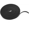 Bande auto-agrippante DS-IT 25 mm x 25 m noire, rouleau dos à dos