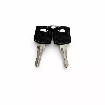 DSIT jeu de clés de rechange pour portes d'armoires serveur extérieures (9U-22U) - 2 clés, DS-KEY-OUT-M