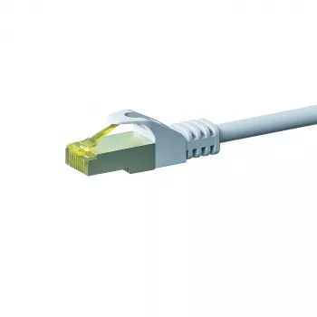 DSIT câble réseau patch Cat.7 S/FTP PiMF RJ45, 0,50 m, blanc