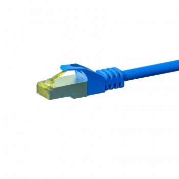 DSIT câble réseau patch Cat.7 S/FTP PiMF RJ45, 5m, bleu