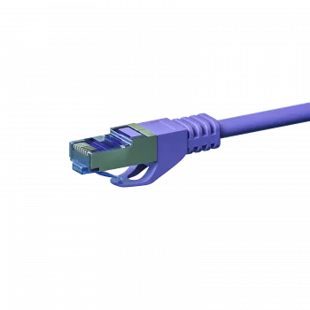 DSIT câble réseau CAT 6a LSOH - S/FTP - 3 mètres - violet (DC-6A8-030)