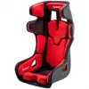 Siège baquet Sabelt GT PAD XL, coque en fibre de verre, homologué FIA, modulaire - noir/rouge