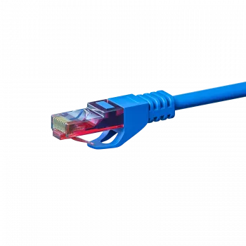 Câble réseau DSIT CAT6 100 % cuivre - U/UTP - 10 mètres - bleu (DC-64-100)