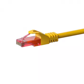 Câble réseau DSIT DC-67-100 CAT6 U/UTP, 10 m, jaune, 100 % cuivre