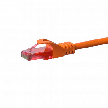 Câble patch Ethernet DSIT CAT6 100 % cuivre U/UTP 20 m orange (DC-66-200)