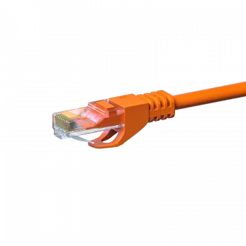 Câble réseau DSIT CAT 6 U/UTP - 0,50 m - orange - CCA (DC-C66-005)