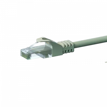 Câble réseau DSIT Cat 6 U/UTP, 7,5 m, gris, CCA, RJ45