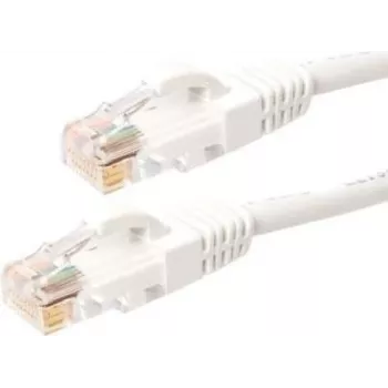 Câble de raccordement réseau DSIT CAT6 U/UTP, 3 m, blanc, 100 % cuivre (DC-62-030)