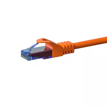 Câble réseau DSIT CAT6a 100 % cuivre - U/UTP - 10 mètres - orange (DC-U6A6-100)