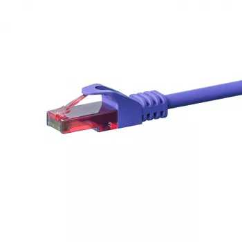 Câble réseau DSIT CAT6 U/UTP 50 m violet 100 % cuivre - DC-68-500