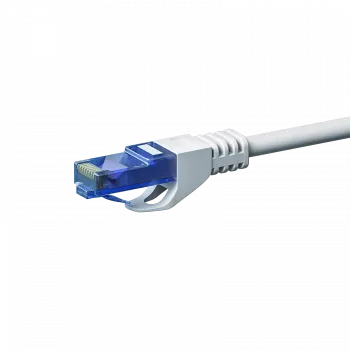 Câble réseau DSIT DC-U6A2-300 CAT6a UTP, 30 m, 100 % cuivre, blanc