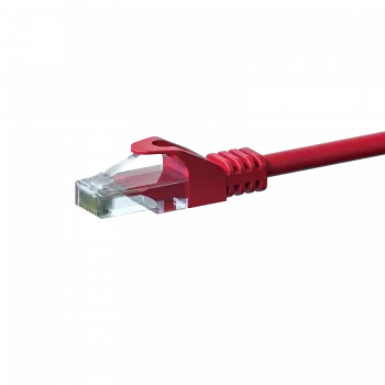 Câble réseau DSIT DC-C65-075 CAT6 U/UTP, 7,5 m, rouge, CCA