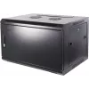 Armoire serveur murale DSIT DS6406M 6U avec porte métallique, 600x450x367 mm, noir