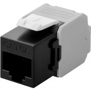 DS-IT connecteur réseau Keystone CAT6a UTP - sans outil - noir (DS-KC-UTP6A-TL-1)