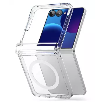 Coque RINGKE Fusion Flap Magnetic MagSafe pour Galaxy Z Flip 8, transparente
