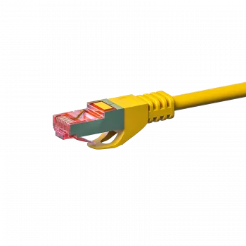 Câble réseau DSIT CAT 6 LSOH - S/FTP - 10 mètres - jaune (DC-S67-100)