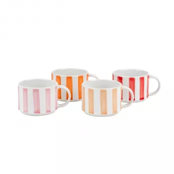 Leopold Vienna Franca Coffee Mug Set, 4-Piece LV125000