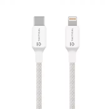 Câble USB-C vers Lightning Tactical Stitch Thread, blanc