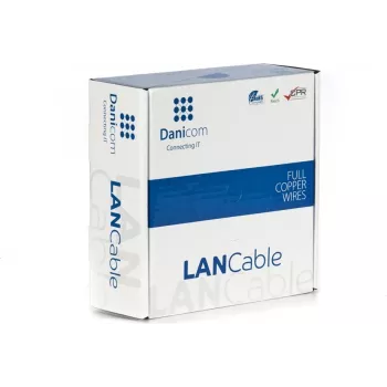 Câble d'installation réseau DSIT DANICOM CAT6A U/UTP 50 m PVC flexible (Fca)