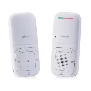 Babyphone DECT Alecto DBX130 avec mode Full ECO, fonction talk-back, capteur de température, berceuses et veilleuse