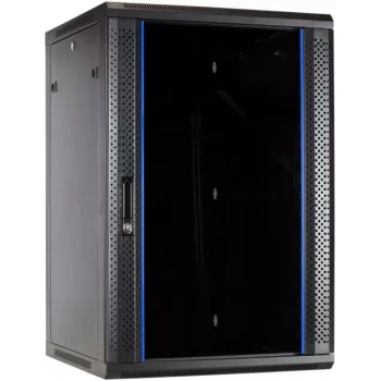 Armoire serveur murale DSIT 22U avec porte vitrée 600x600x1100mm (DS6622-WAND)