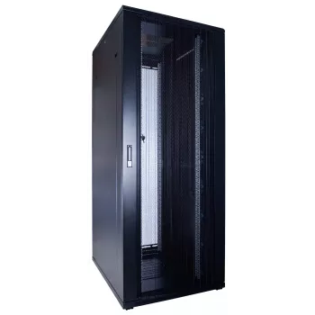 Baie serveur DSIT 19 inch avec porte avant perforée 600 x 800 - 42U noir